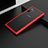 Funda Bumper Silicona y Plastico Mate Carcasa U04 para Samsung Galaxy Note 10 Rojo