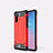 Funda Bumper Silicona y Plastico Mate Carcasa U05 para Samsung Galaxy Note 10 Rojo