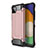Funda Bumper Silicona y Plastico Mate Carcasa WL1 para Samsung Galaxy A22s 5G Oro Rosa