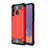 Funda Bumper Silicona y Plastico Mate Carcasa WL1 para Samsung Galaxy A30 Rojo