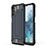 Funda Bumper Silicona y Plastico Mate Carcasa WL1 para Samsung Galaxy A32 5G Azul Real