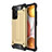 Funda Bumper Silicona y Plastico Mate Carcasa WL1 para Samsung Galaxy A72 4G Oro