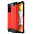 Funda Bumper Silicona y Plastico Mate Carcasa WL1 para Samsung Galaxy A72 4G Rojo