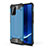 Funda Bumper Silicona y Plastico Mate Carcasa WL1 para Samsung Galaxy A91 Azul