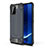 Funda Bumper Silicona y Plastico Mate Carcasa WL1 para Samsung Galaxy A91 Azul Real