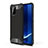 Funda Bumper Silicona y Plastico Mate Carcasa WL1 para Samsung Galaxy A91 Negro