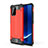 Funda Bumper Silicona y Plastico Mate Carcasa WL1 para Samsung Galaxy A91 Rojo