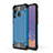 Funda Bumper Silicona y Plastico Mate Carcasa WL1 para Samsung Galaxy M10S Azul