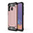 Funda Bumper Silicona y Plastico Mate Carcasa WL1 para Samsung Galaxy M10S Oro Rosa