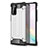 Funda Bumper Silicona y Plastico Mate Carcasa WL1 para Samsung Galaxy Note 20 5G Plata