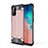 Funda Bumper Silicona y Plastico Mate Carcasa WL1 para Samsung Galaxy S20 Plus Oro Rosa