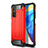 Funda Bumper Silicona y Plastico Mate Carcasa WL1 para Xiaomi Mi 10T 5G Rojo