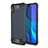 Funda Bumper Silicona y Plastico Mate Carcasa WL1 para Xiaomi Redmi 9i Azul Real
