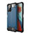 Funda Bumper Silicona y Plastico Mate Carcasa WL1 para Xiaomi Redmi Note 10 Pro 5G Azul
