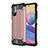 Funda Bumper Silicona y Plastico Mate Carcasa WL1 para Xiaomi Redmi Note 10T 5G Oro Rosa
