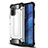 Funda Bumper Silicona y Plastico Mate Carcasa WL2 para Xiaomi Redmi Note 10S 4G Plata