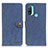 Funda de Cuero Cartera con Soporte Carcasa A01D para Motorola Moto E20 Azul