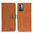 Funda de Cuero Cartera con Soporte Carcasa A01D para Nokia G21 Marron