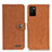 Funda de Cuero Cartera con Soporte Carcasa A01D para Samsung Galaxy M02s Marron