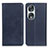 Funda de Cuero Cartera con Soporte Carcasa A02D para Huawei Honor 90 5G Azul