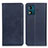 Funda de Cuero Cartera con Soporte Carcasa A02D para Motorola Moto E13 Azul