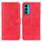 Funda de Cuero Cartera con Soporte Carcasa A02D para Motorola Moto Edge 20 5G Rojo