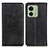 Funda de Cuero Cartera con Soporte Carcasa A02D para Motorola Moto Edge 40 5G Negro