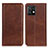 Funda de Cuero Cartera con Soporte Carcasa A02D para Motorola Moto Edge 40 Pro 5G Marron