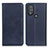 Funda de Cuero Cartera con Soporte Carcasa A02D para Motorola Moto G Play (2023) Azul