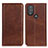 Funda de Cuero Cartera con Soporte Carcasa A02D para Motorola Moto G Play (2023) Marron