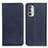 Funda de Cuero Cartera con Soporte Carcasa A02D para Motorola Moto G Stylus (2022) 5G Azul