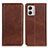 Funda de Cuero Cartera con Soporte Carcasa A02D para Motorola Moto G53 5G Marron