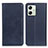 Funda de Cuero Cartera con Soporte Carcasa A02D para Motorola Moto G54 5G Azul