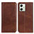 Funda de Cuero Cartera con Soporte Carcasa A02D para Motorola Moto G54 5G Marron