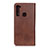 Funda de Cuero Cartera con Soporte Carcasa A02D para Motorola Moto One Fusion Plus Marron