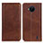 Funda de Cuero Cartera con Soporte Carcasa A02D para Nokia C20 Plus Marron