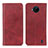 Funda de Cuero Cartera con Soporte Carcasa A02D para Nokia C20 Plus Rojo