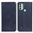 Funda de Cuero Cartera con Soporte Carcasa A02D para Nokia C31 Azul