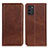 Funda de Cuero Cartera con Soporte Carcasa A02D para Nokia G100 Marron