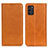 Funda de Cuero Cartera con Soporte Carcasa A02D para Nokia G100 Marron Claro