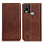 Funda de Cuero Cartera con Soporte Carcasa A02D para Nokia G11 Plus Marron