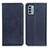 Funda de Cuero Cartera con Soporte Carcasa A02D para Nokia G22 Azul