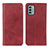 Funda de Cuero Cartera con Soporte Carcasa A02D para Nokia G22 Rojo