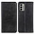 Funda de Cuero Cartera con Soporte Carcasa A02D para Nokia G400 5G Negro