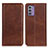 Funda de Cuero Cartera con Soporte Carcasa A02D para Nokia G42 5G Marron