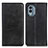 Funda de Cuero Cartera con Soporte Carcasa A02D para Nokia X30 5G Negro