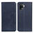 Funda de Cuero Cartera con Soporte Carcasa A02D para Oppo A94 4G Azul