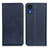 Funda de Cuero Cartera con Soporte Carcasa A02D para Samsung Galaxy A03 Core Azul