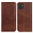 Funda de Cuero Cartera con Soporte Carcasa A02D para Samsung Galaxy A03 Marron