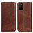 Funda de Cuero Cartera con Soporte Carcasa A02D para Samsung Galaxy A03s Marron